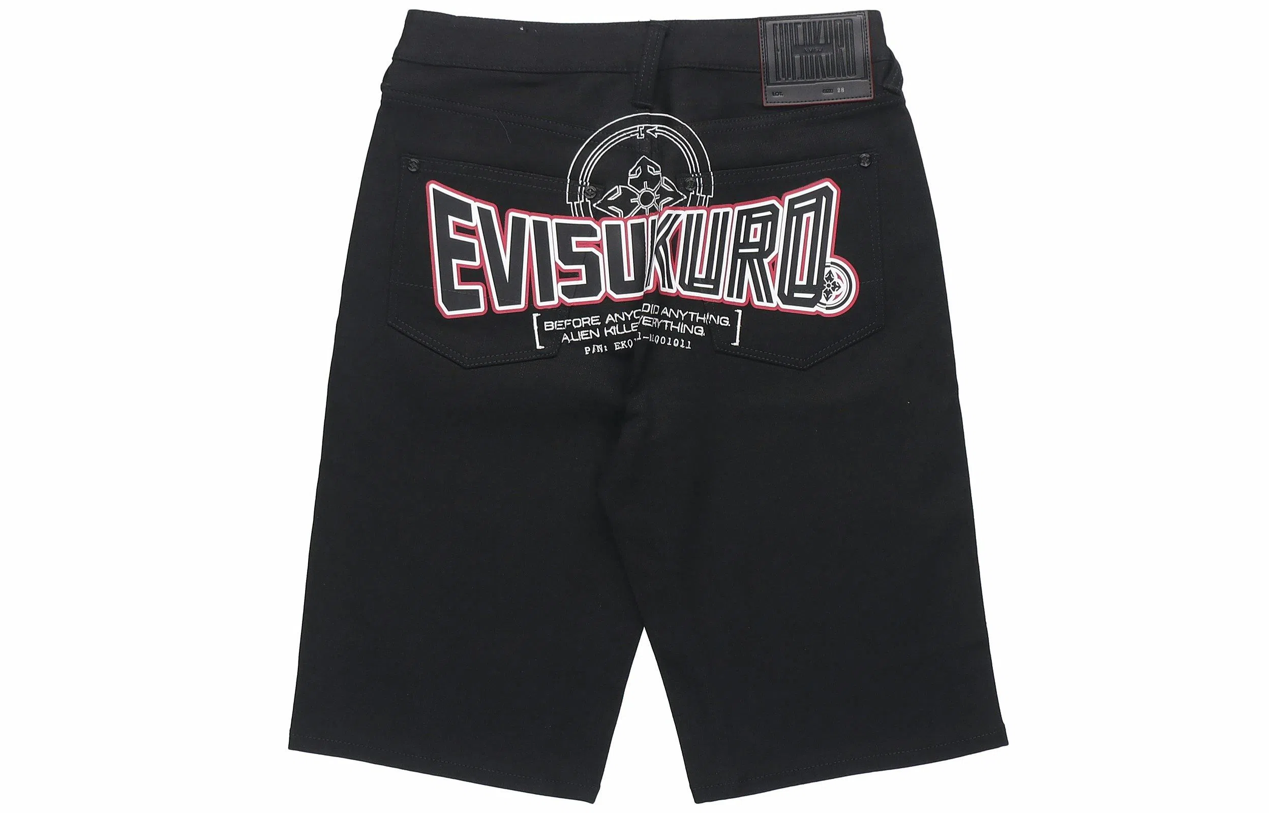 EVISU Denim Shorts Black