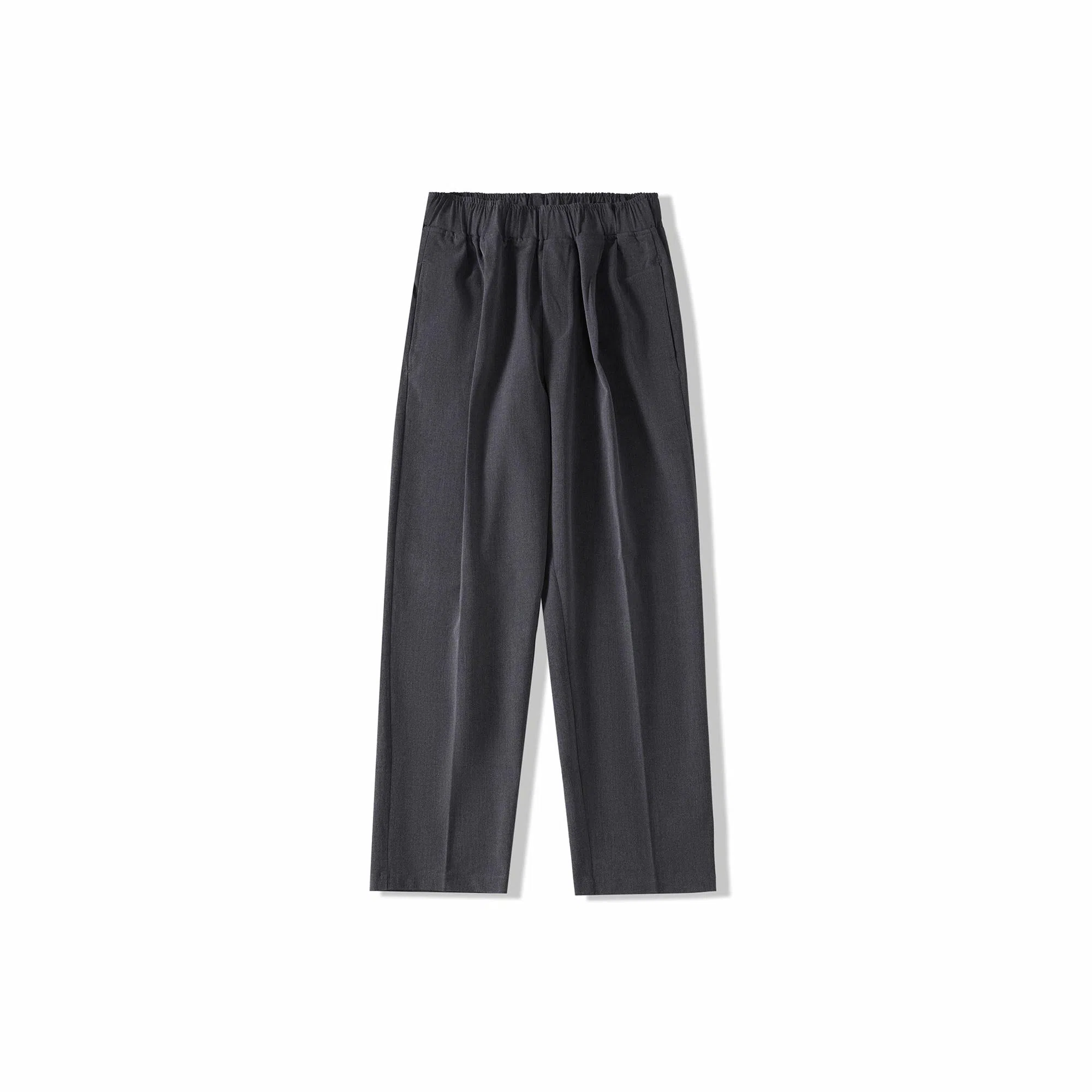 我是大卫 九分基础修身简约西裤直筒阔腿裤休闲裤 男女同款