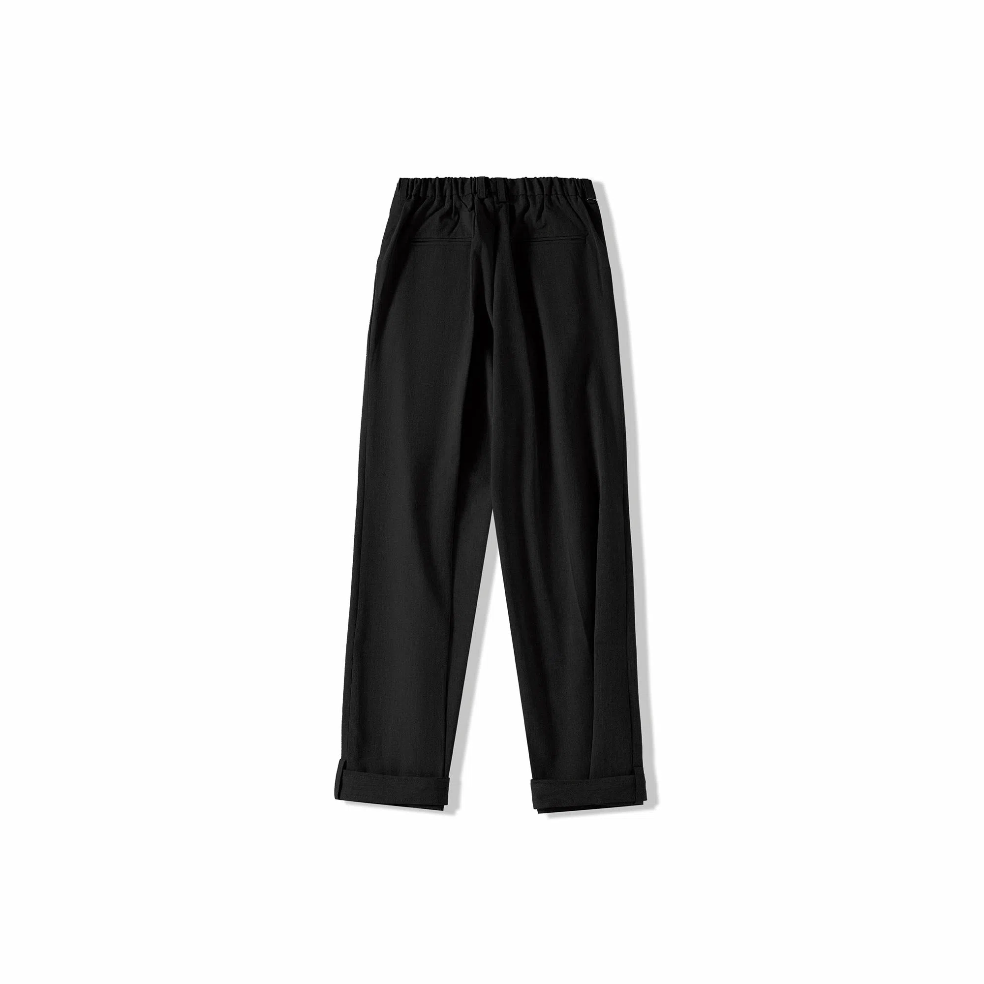 我是大卫 潮流宽松百搭西裤直筒垂坠感束脚休闲裤 男女同款