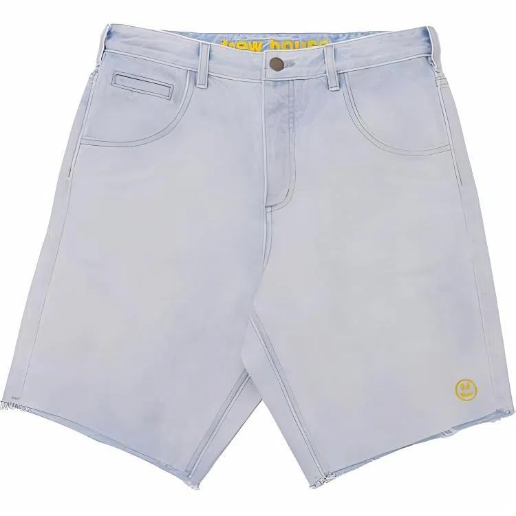 Drew House Theo Patch Denim Shorts
