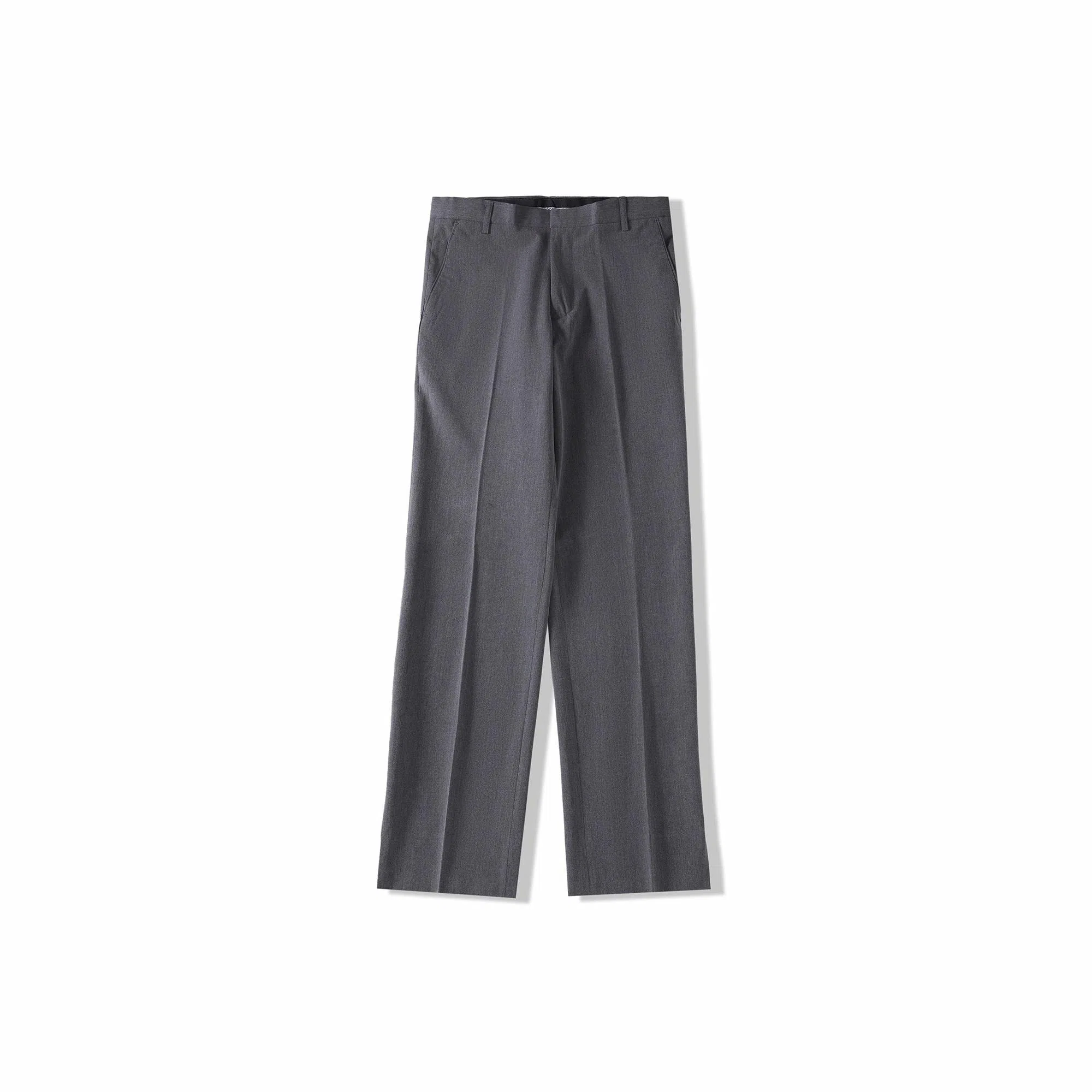 我是大卫 直筒开叉高级感韩版西裤拖地百搭垂感休闲裤 男女同款