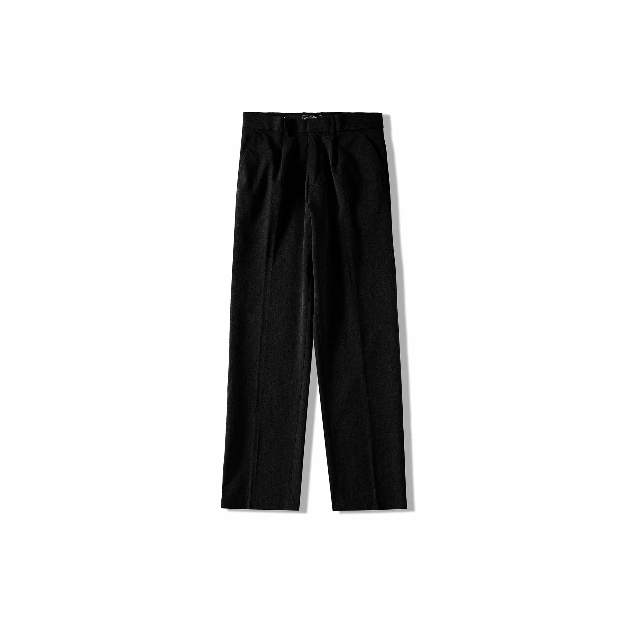 我是大卫 复古纯色宽松直筒基础西裤纯色阔腿裤休闲裤 男款