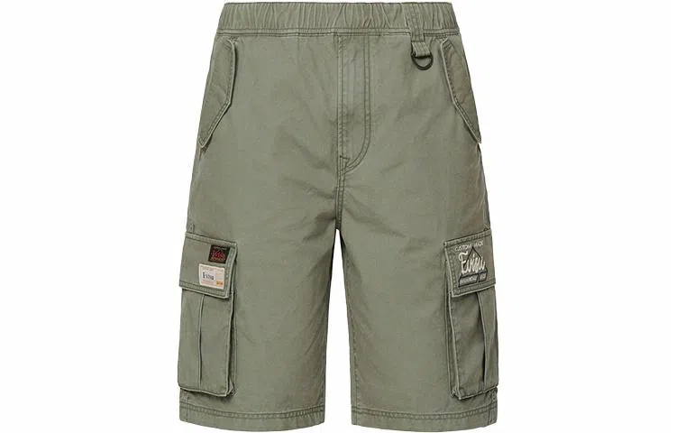 EVISU SS22 Buddha Embroidery Cargo Shorts