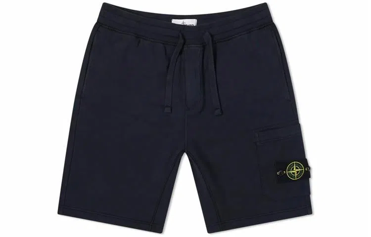 Stone Island Navy Blue Shorts