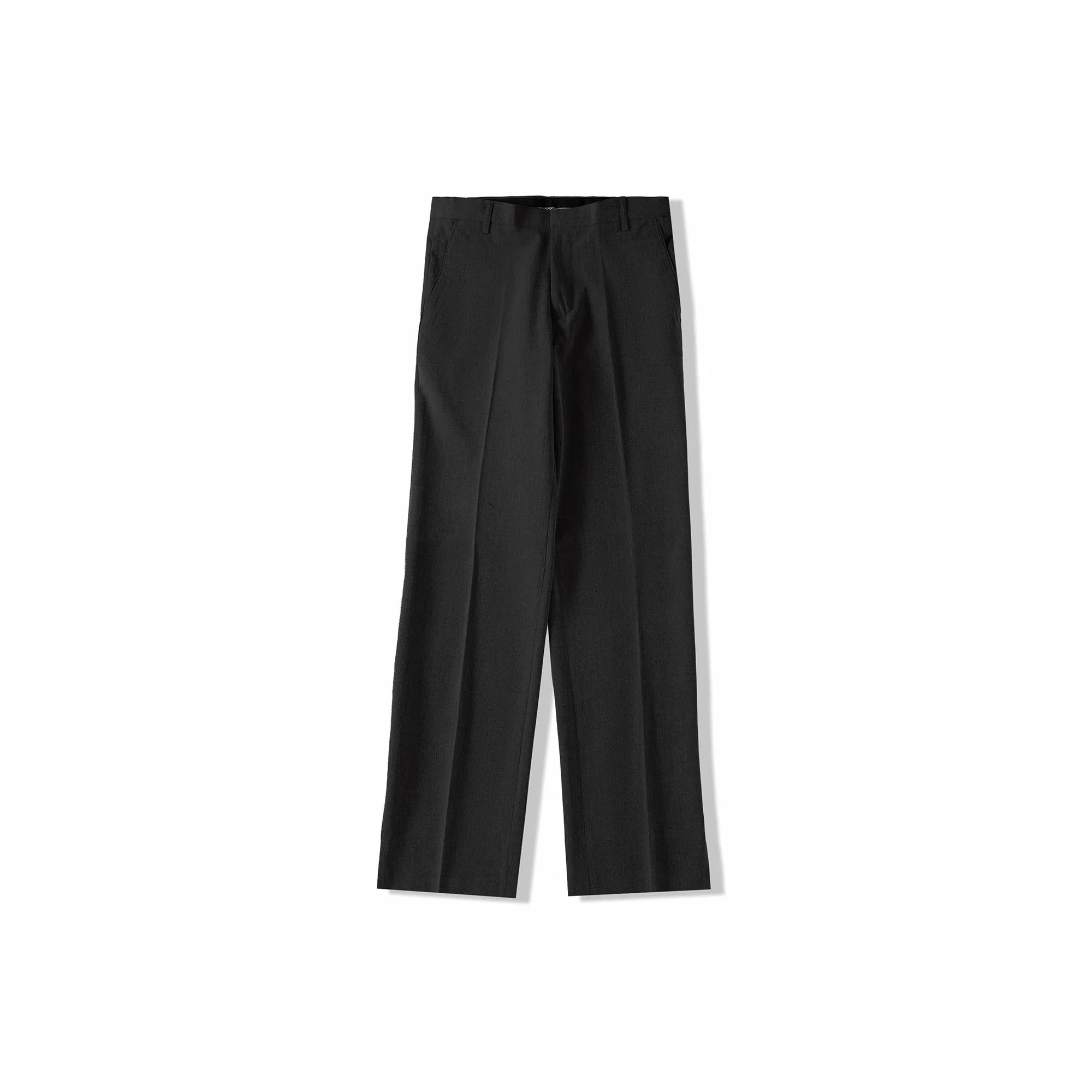 我是大卫 直筒开叉高级感韩版西裤拖地百搭垂感休闲裤 男女同款