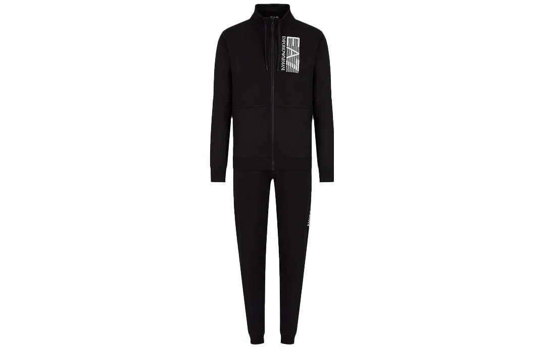 Emporio Armani EA7 FW22 Black Tracksuit