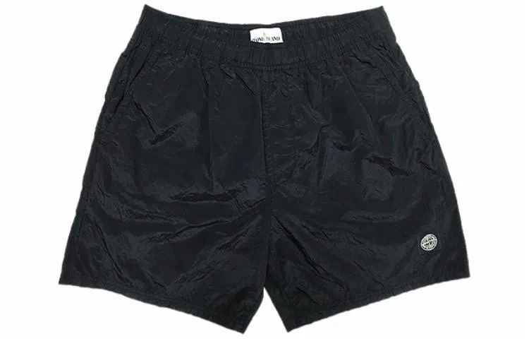 Stone Island Nylon Shorts Black