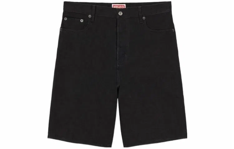 KENZO Denim Shorts Black