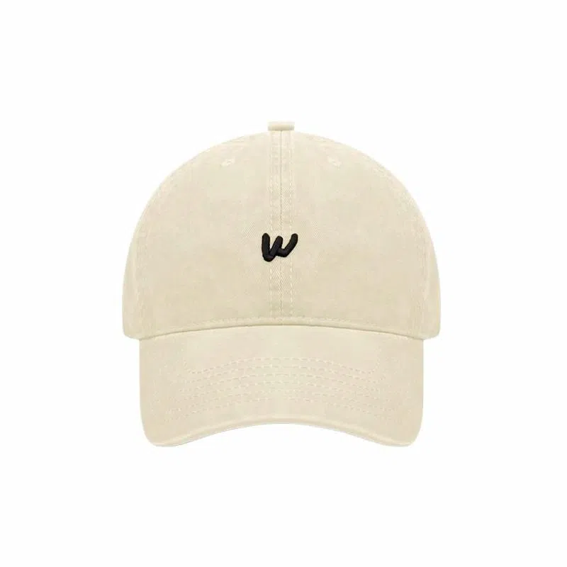 艾佳微 街头软顶字母刺绣简约百搭休闲运动显脸小 棉 鸭舌帽 男女同款情侣款