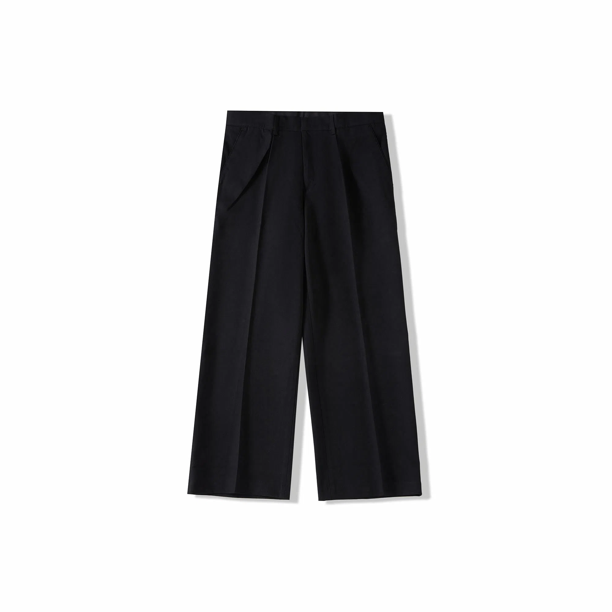 我是大卫 纯色基础潮流时尚直筒阔腿裤宽松休闲裤 男女同款