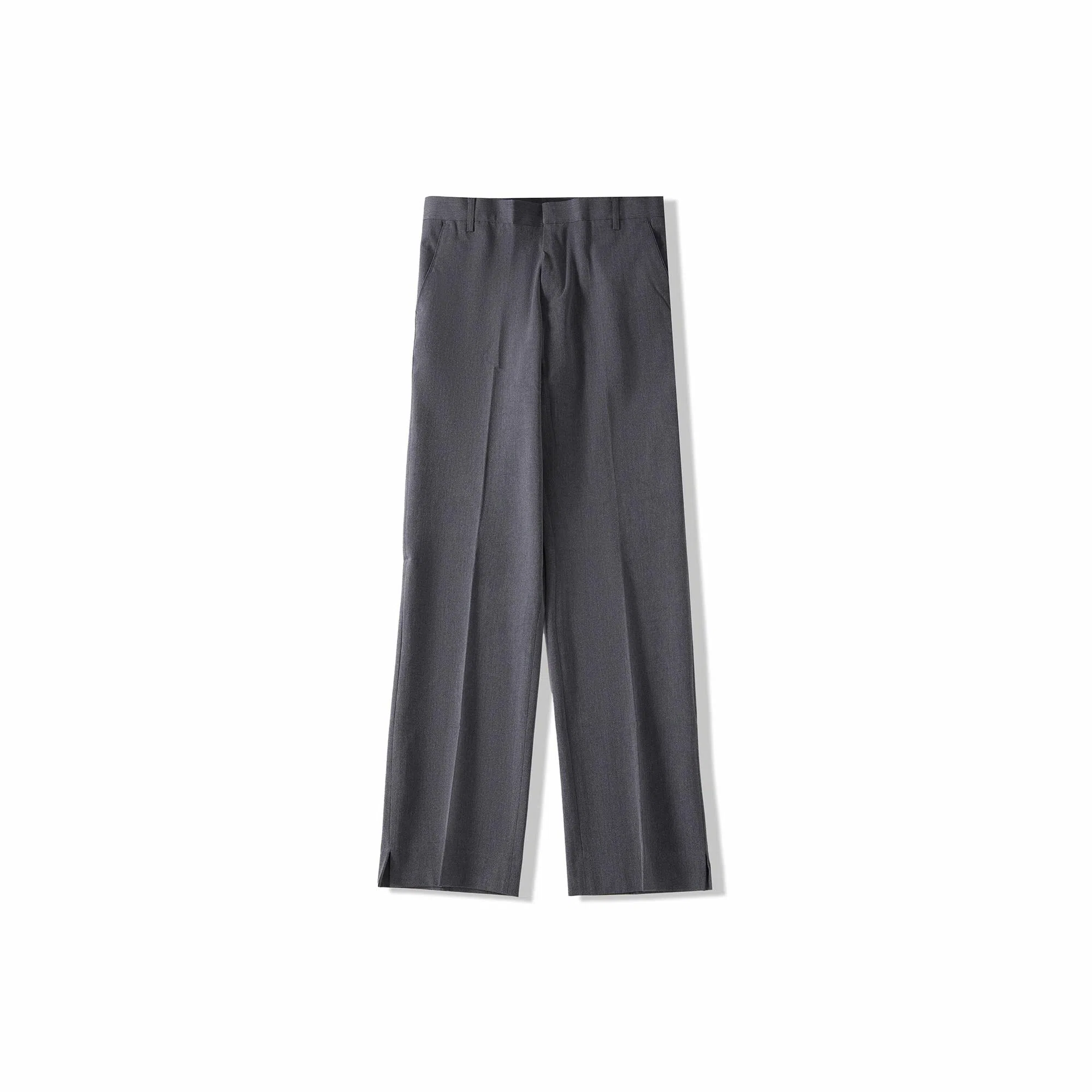 我是大卫 设计感开叉拖地宽松阔腿裤基础款休闲裤 男女同款