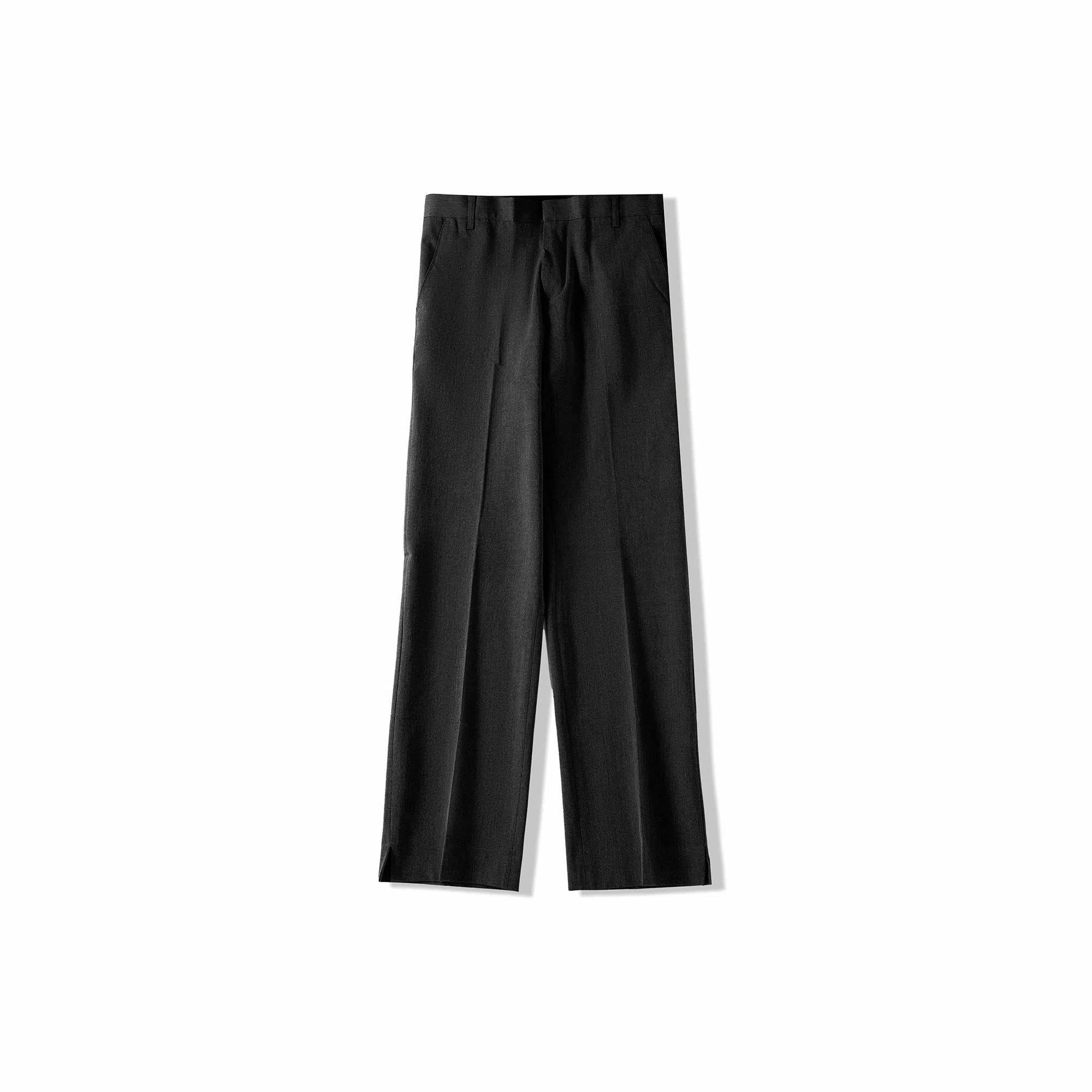 我是大卫 设计感开叉拖地宽松阔腿裤基础款休闲裤 男女同款