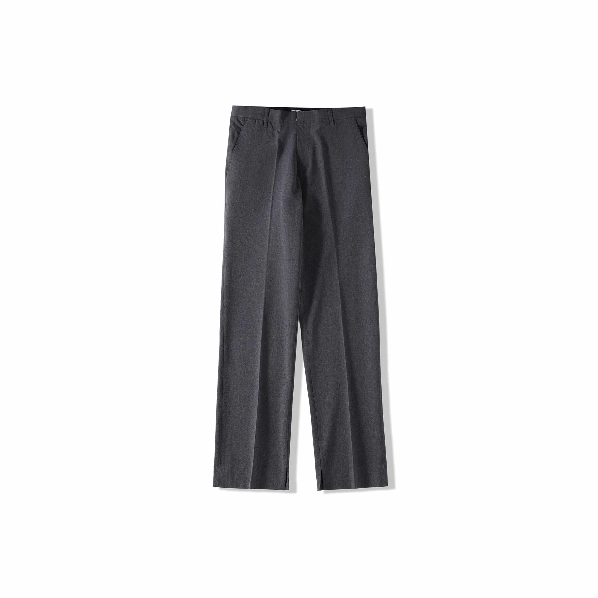 我是大卫 拖地开叉直筒宽松简约百搭阔腿裤西裤休闲裤 男女同款