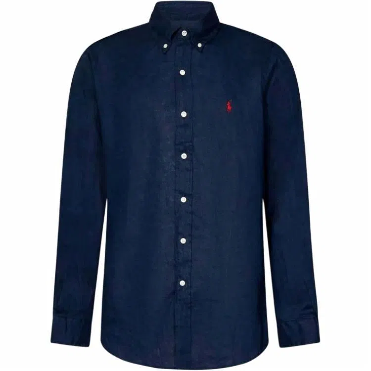 Polo Ralph Lauren Navy Long Sleeve Shirt