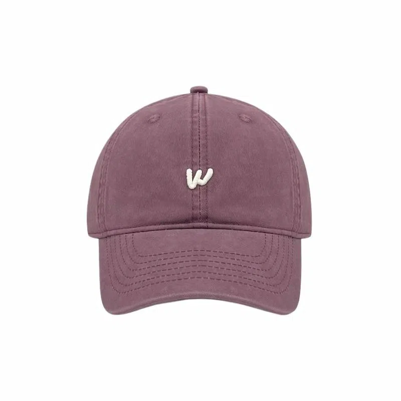 艾佳微 街头软顶字母刺绣简约百搭休闲运动显脸小 棉 鸭舌帽 男女同款情侣款