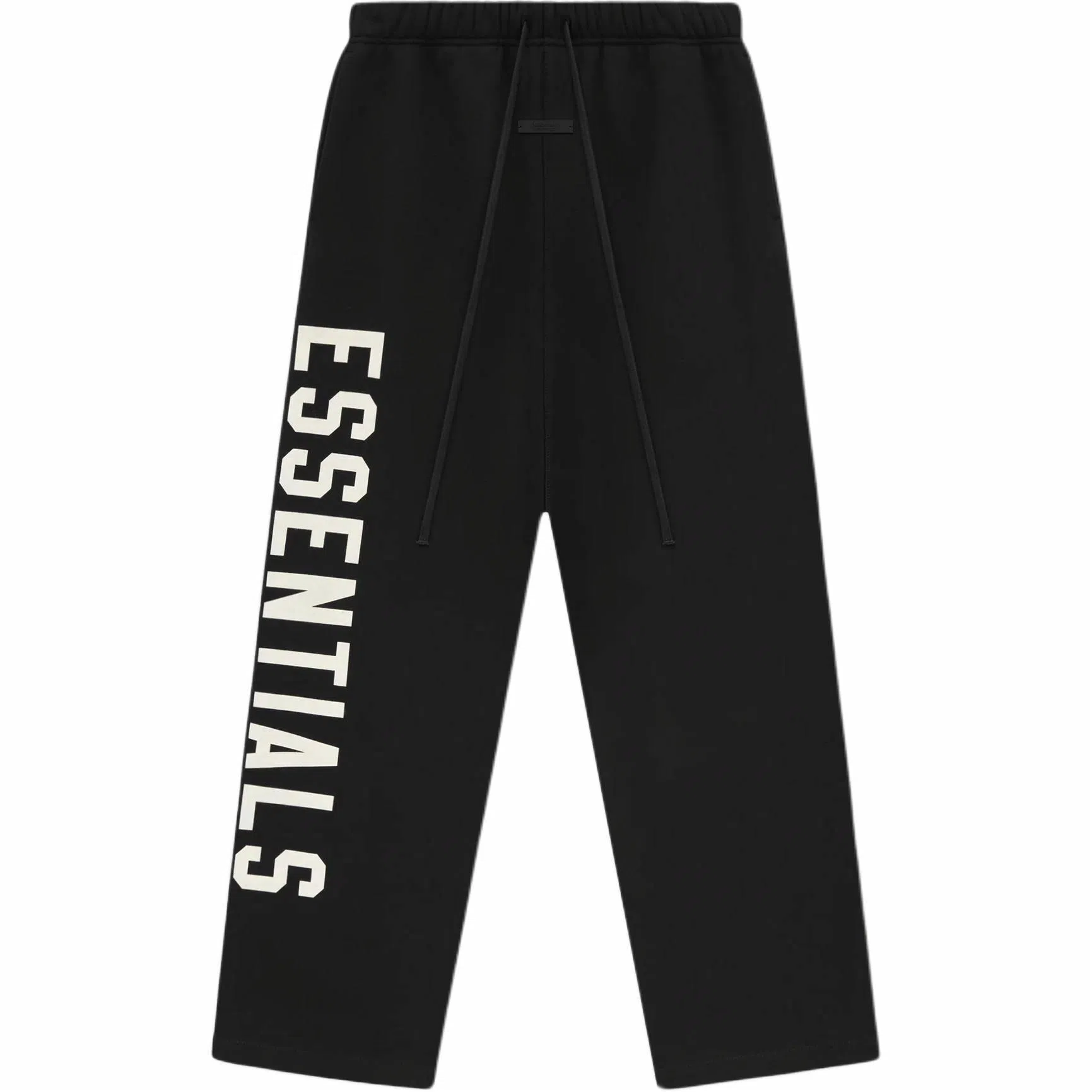 Fear of God Essentials Fall24 BACK TO SCHOOL Fleece Relaxed Sweatpant Logo BLACK
