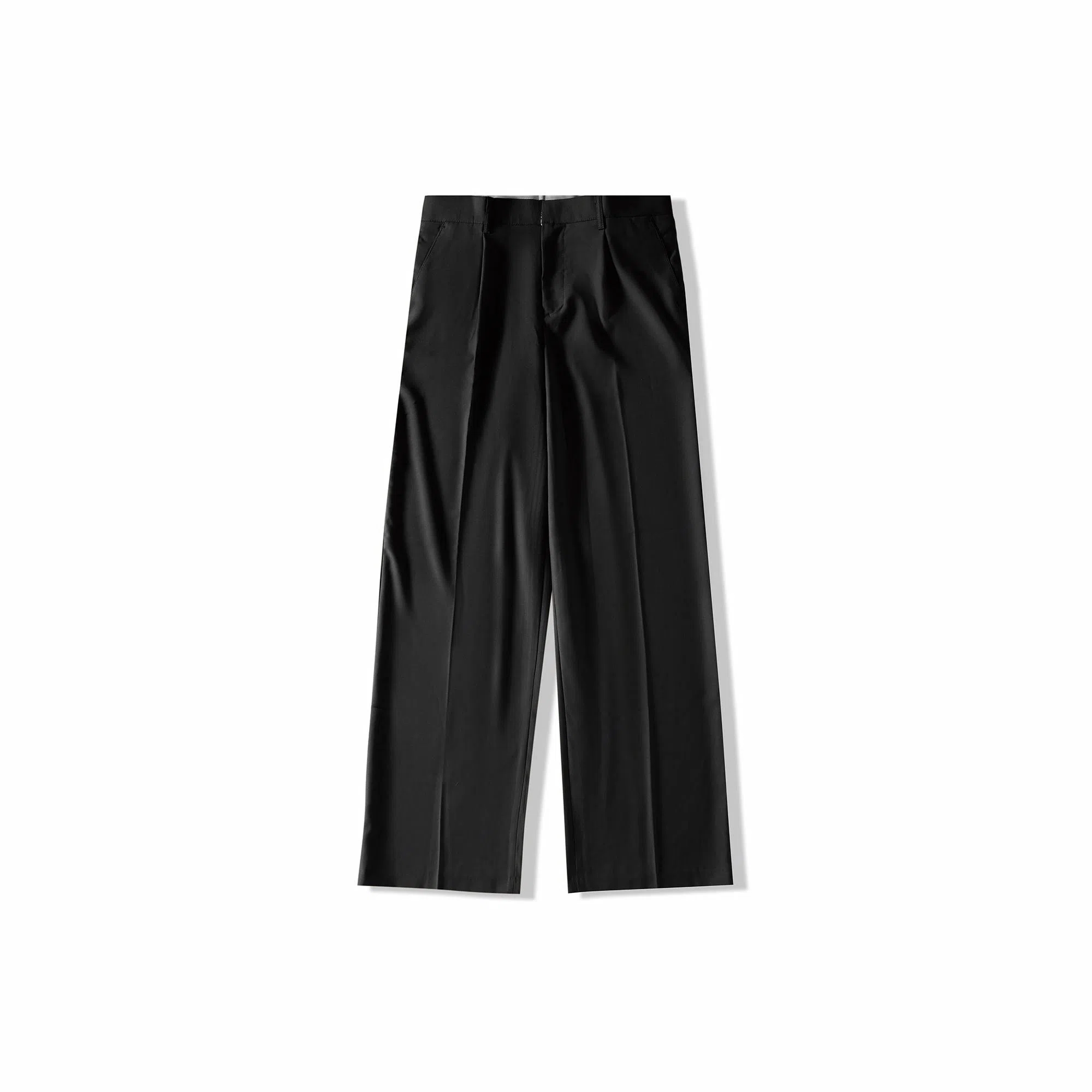 我是大卫 纯色宽松韩系简约百搭西裤直筒阔腿裤休闲裤 男女同款