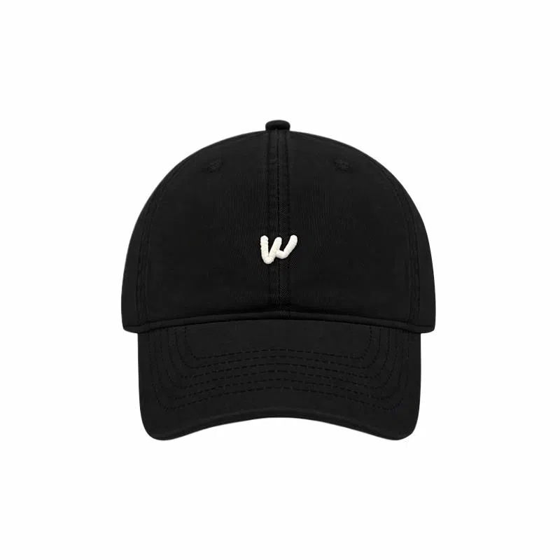 艾佳微 街头软顶字母刺绣简约百搭休闲运动显脸小 棉 鸭舌帽 男女同款情侣款