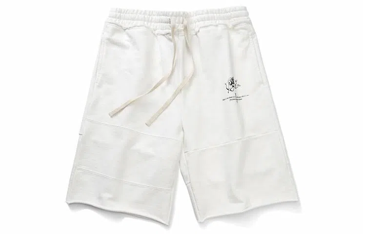 xVESSEL Straight Fit Shorts White