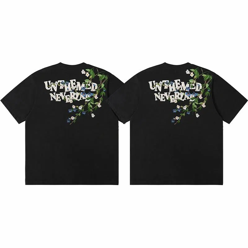 UNthemed Floral Embroidered Tee