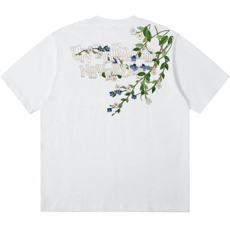 UNthemed Floral Embroidered Tee