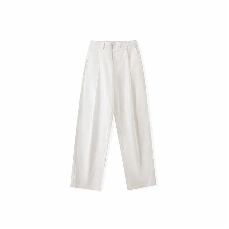 我是大卫 简约百搭直筒阔腿宽松休闲裤 男女同款