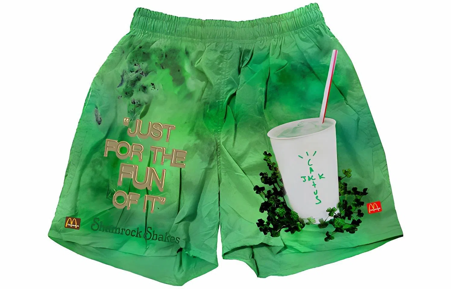 Travis Scott Cactus Jack x Mcdonalds Shorts
