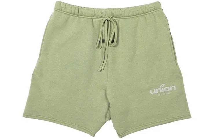 Fear of God Essentials x Union LA FW21 Vintage Short Green Logo