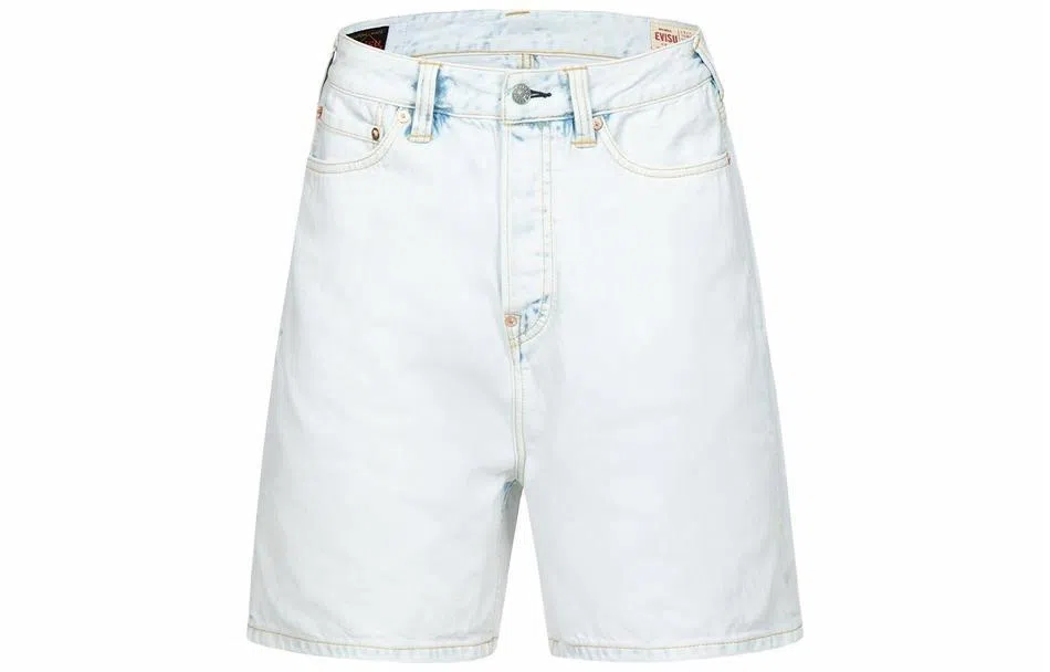 EVISU Denim Shorts White