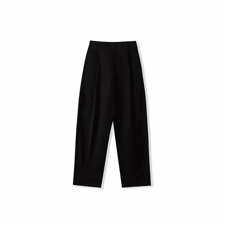 我是大卫 简约百搭直筒阔腿宽松休闲裤 男女同款