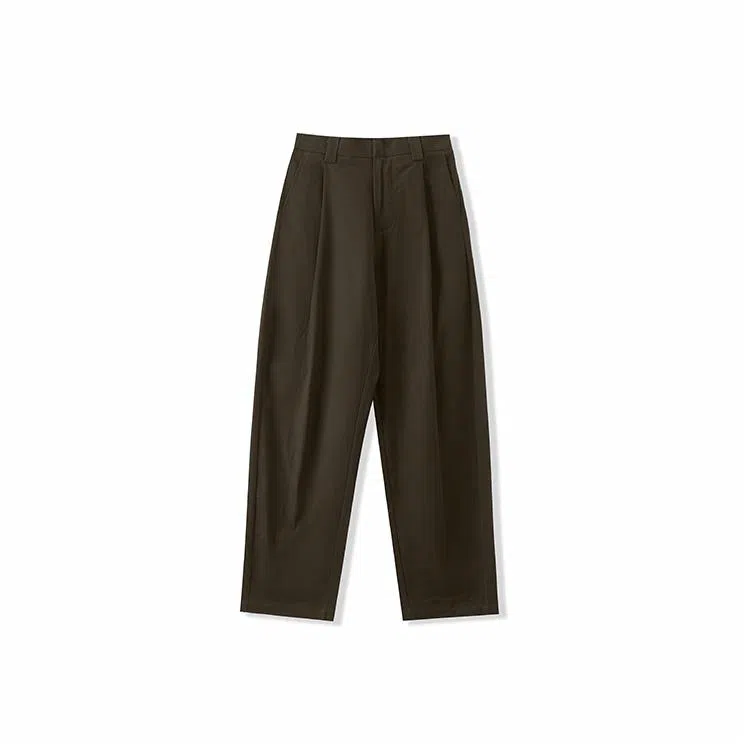 我是大卫 简约百搭直筒阔腿宽松休闲裤 男女同款