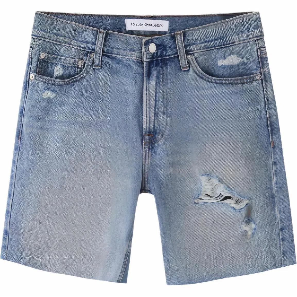 Calvin Klein Denim Shorts Light Blue