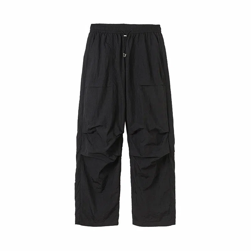 【dme】 美式潮流纯色山系户外休闲舒适耐磨透气百搭宽松中腰时尚直筒工装裤 男女同款