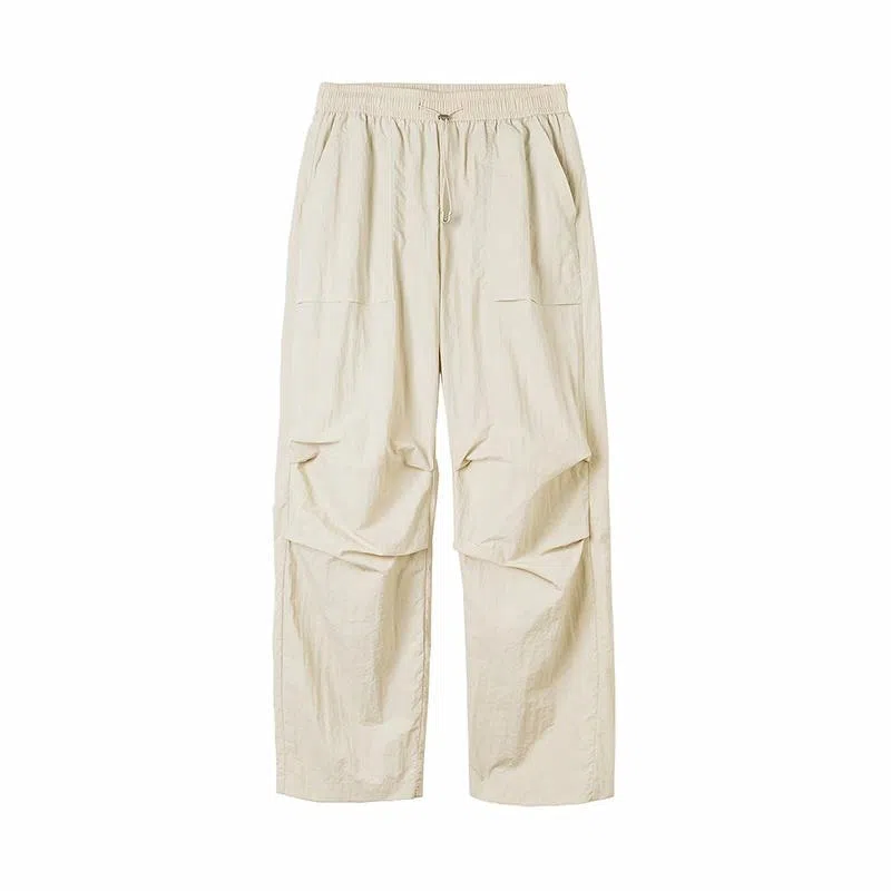 【dme】 美式潮流纯色山系户外休闲舒适耐磨透气百搭宽松中腰时尚直筒工装裤 男女同款