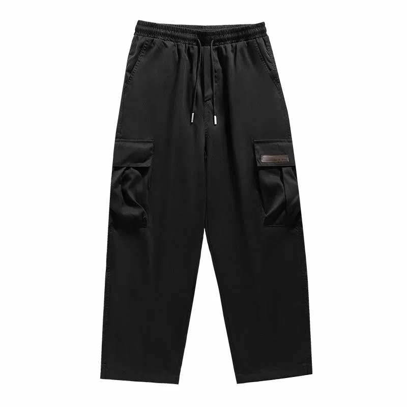 【dme】 纯色时尚大口袋设计感舒适简约户外机能风百搭宽松垂感休闲直筒工装裤 男女同款