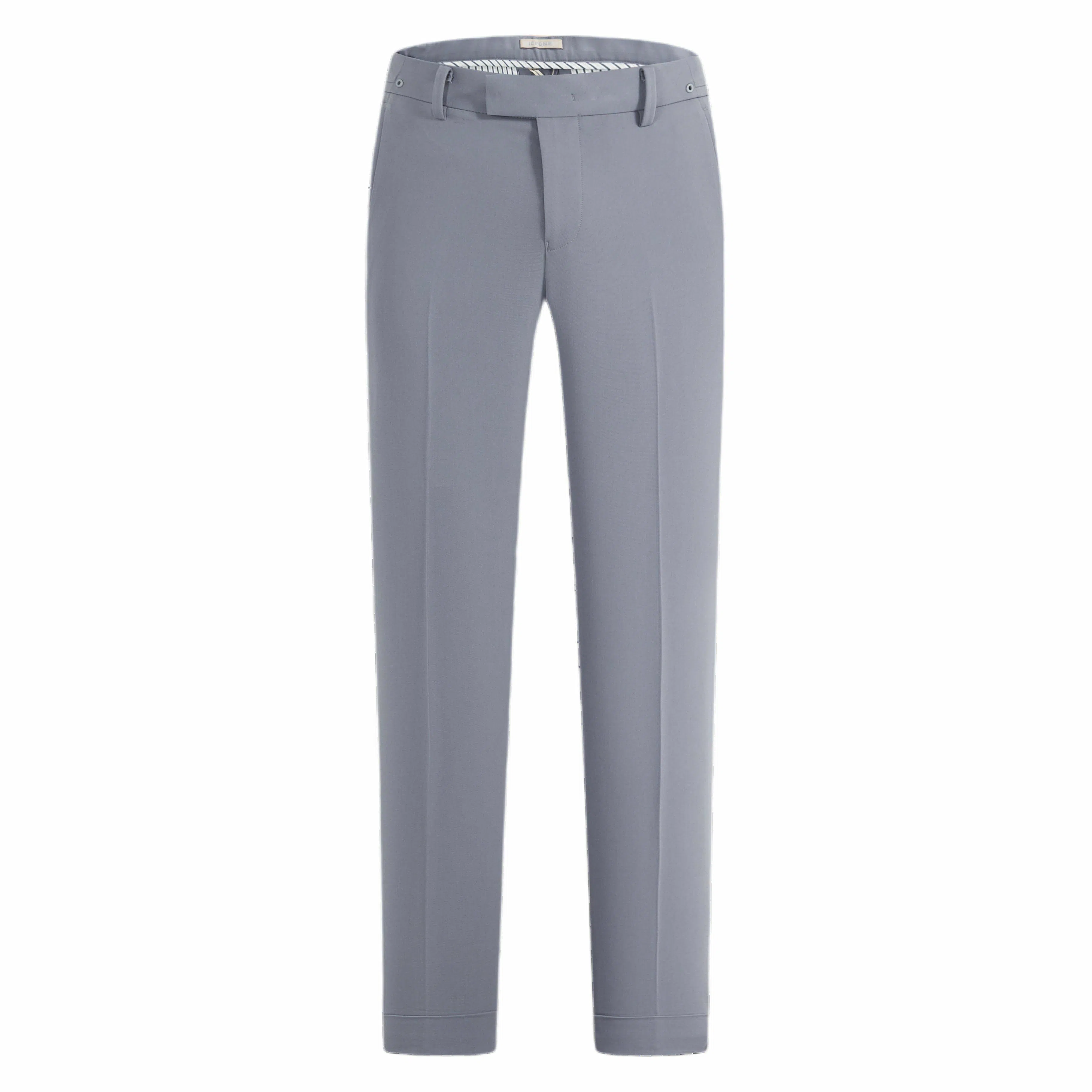 九牧王男裤专家 修身休闲百搭纯色西装裤 男款