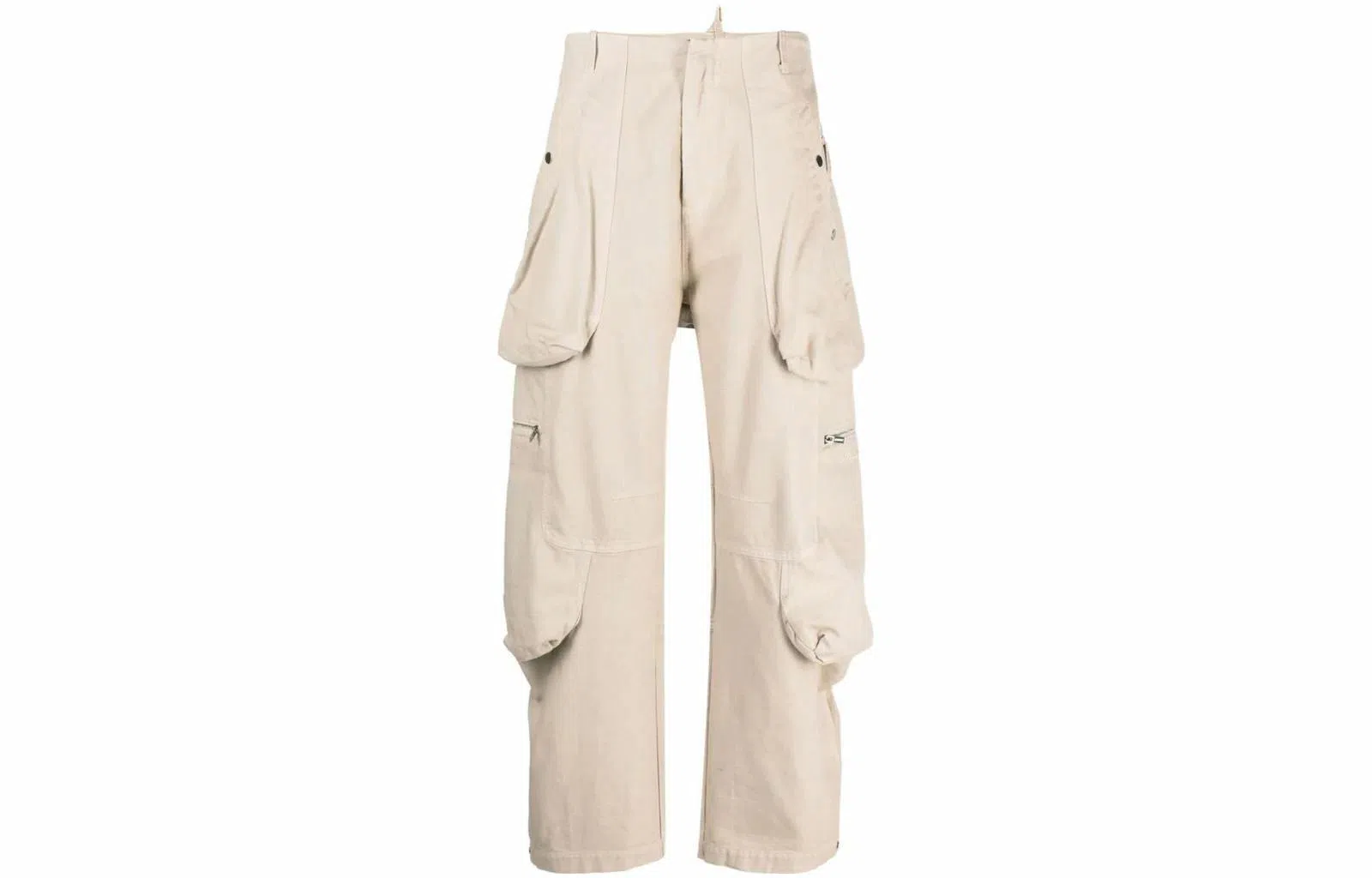 Jacquemus Wide Leg Pants Beige
