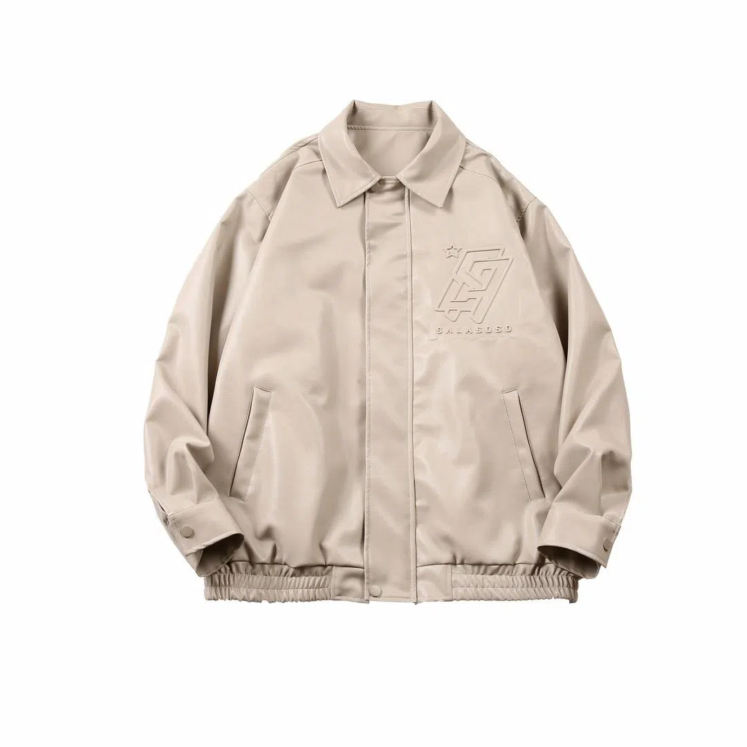 玉儿恋 宽松翻领拉链棉服 男款