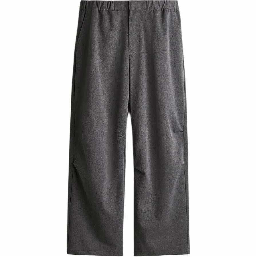 H&M SS25 Loose Fit Casual Pants Dark Grey