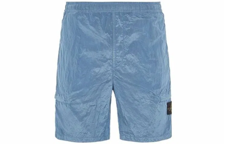 Stone Island Shorts Light Blue