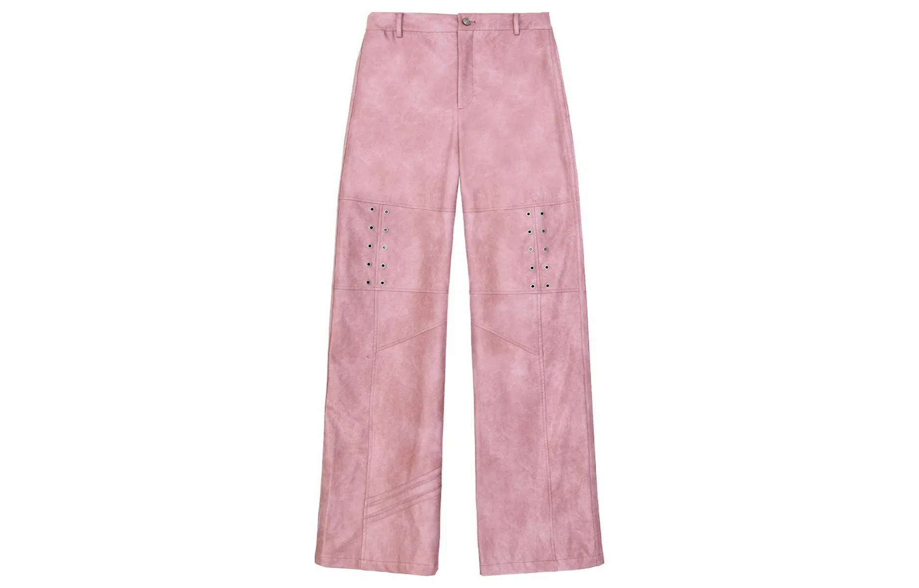 IMXS Vintage Washed Split Casual Pants Dusty Pink