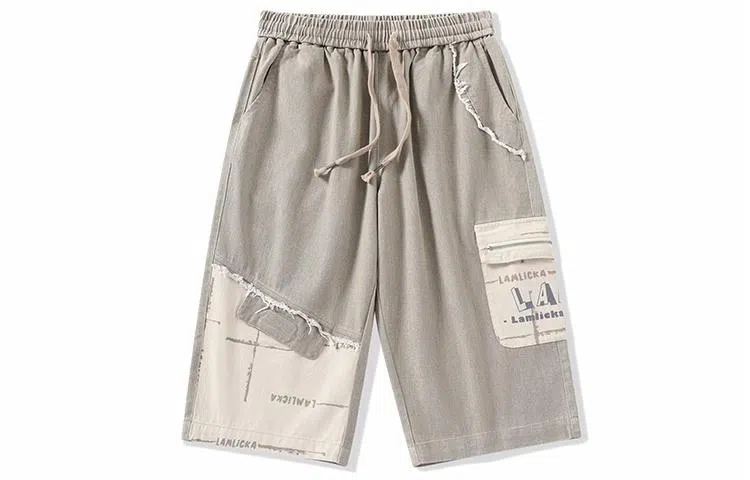 LAMLICKA Cargo Shorts Khaki