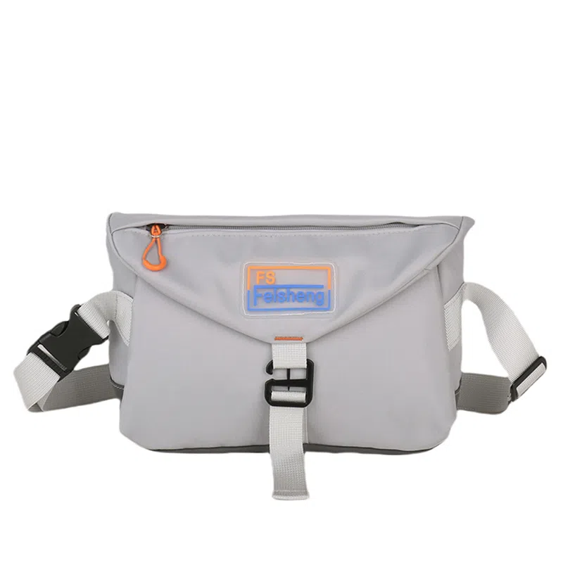 恒源祥 日系工装通勤百搭休闲 尼龙布 轻便小方包手机包户外潮单肩斜挎包 常规 男女同款情侣款 黑色