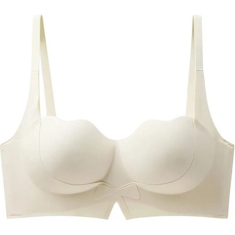 草本初色 无痕小胸聚拢显大半杯外扩漫画胸提拉收副乳防下垂文胸 女款