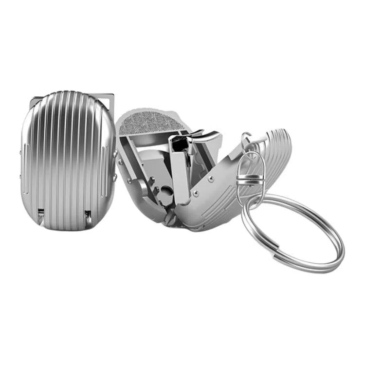 馨枕居 便携带钥匙扣翻盖指甲剪 折叠迷你