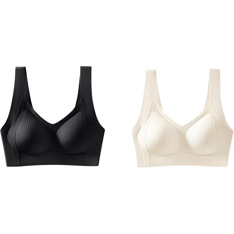 俞兆林 透气无痕小胸聚拢上托防下垂软支撑无钢圈收副乳文胸 女款 组合装