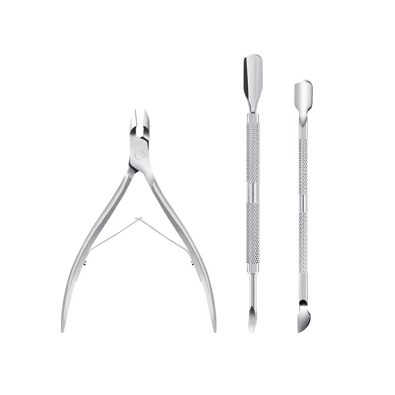 馨枕居 不锈钢三件套美甲工具 去死皮