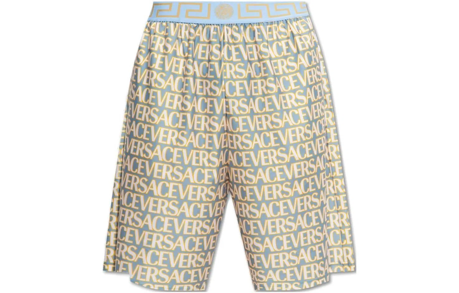 Versace SS23 Colorblock Logo Swim Shorts