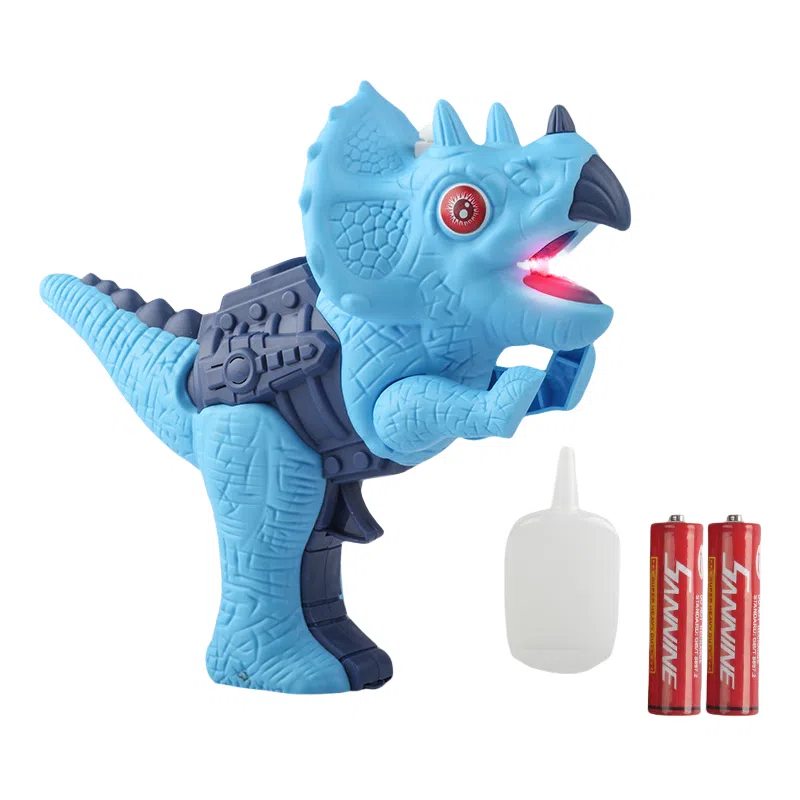 咕轹 恐龙喷雾枪 仿真霸王三角龙模型 玩具