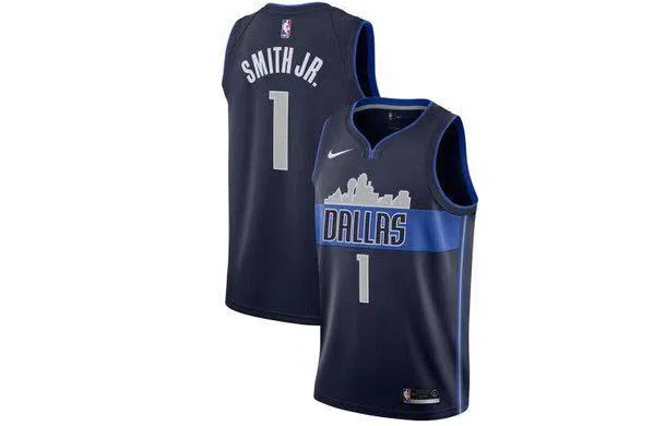 Nike NBA Jersey Dallas Mavericks Smith 1 Blue